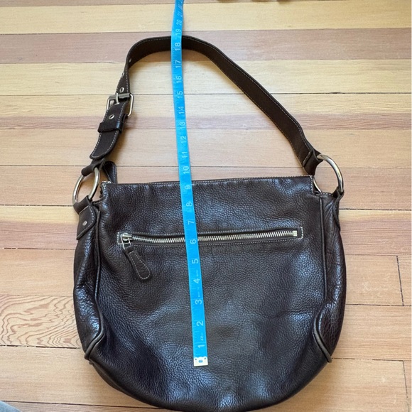 Roots Brown Leather Shoulder Bag - Picture 7 of 9